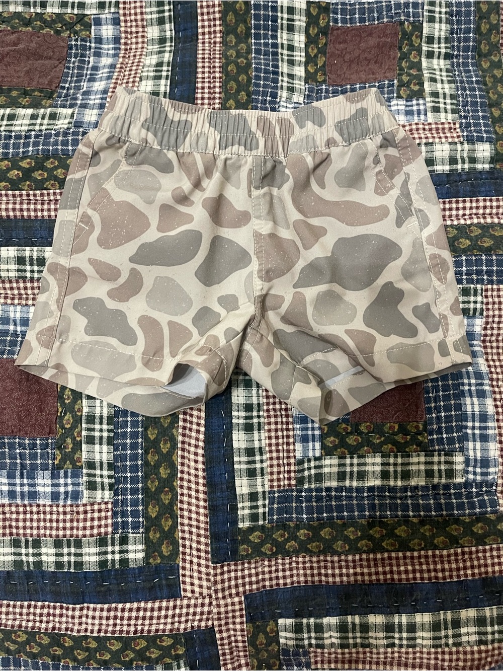 Kids Burlebo Camo Shorts